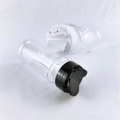100Ml Spice Bottle Round Clear Pet Plastic Spice Jar