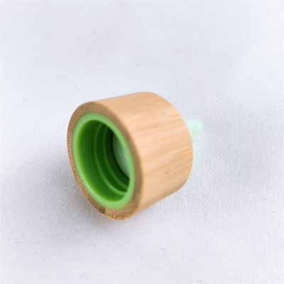 24/410 28/410 Disc Top Caps with Bamboo Collar for Lotion and Cosmetics