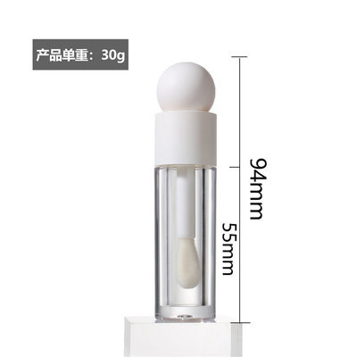 Cosmetic bottle for Lip Balm Round Empty Crown Plastic Lip Gloss Oil Packaging Tubes