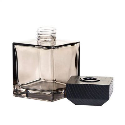 Luxury Decorative Flameless Design Home Fragrance Glass Reed Diffuser Bottle