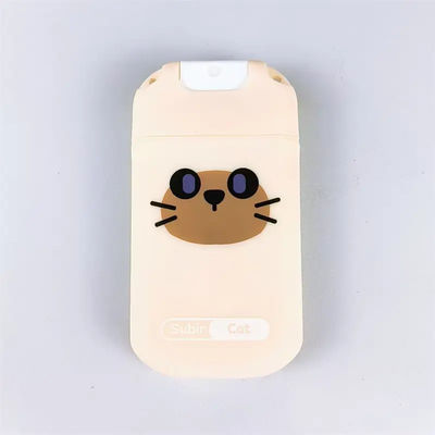 plastic hand sanitizer pocket credit card spray bottle wheat straw perfume bottle