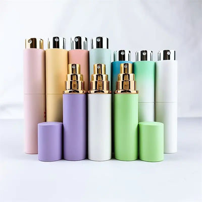 10ml fine mist glass spray bottle black aluminum travel use luxury perfume bottle
