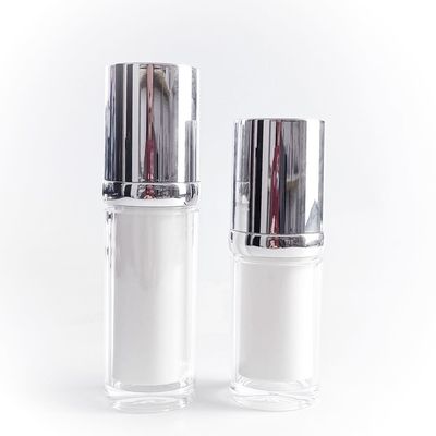 Double Layer Transparent Vacuum Bottle Acrylic Emulsion Skin Care Essence