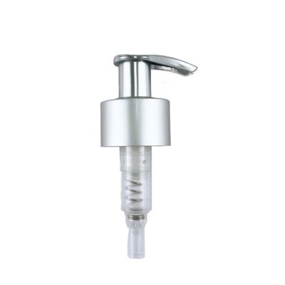 Luxury Aluminum Silver Lotion Pump Matte Plastic Lotion Treatment Cream