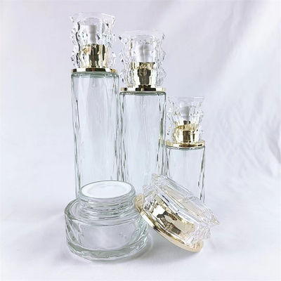 new design 50g luxury frosted crown eye cream jar