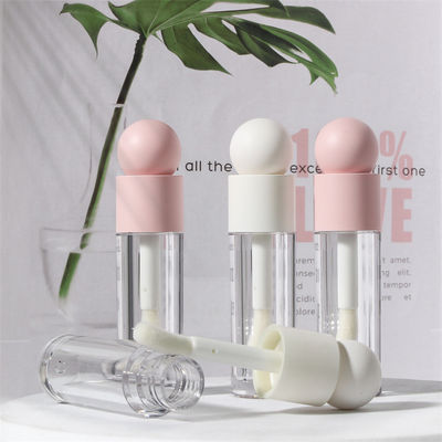 Cosmetic bottle for Lip Balm Round Empty Crown Plastic Lip Gloss Oil Packaging Tubes