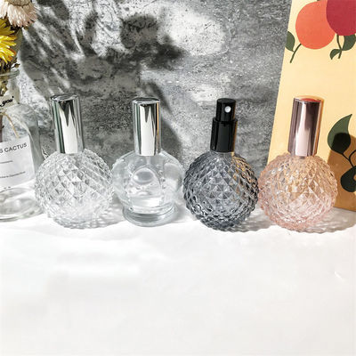 Empty 100ml Grain Pineapple Shape Custom Design Screw Neck Perfume Glass Bottles