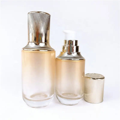 High-Performance and Chemical-Resistant Glass Bottle Set for Packaging Skin Care Lotion and Face Cream Jars