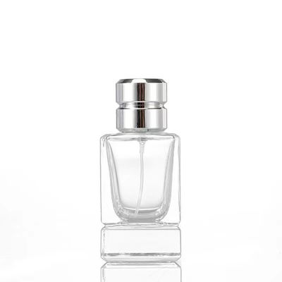 Glass Perfume Push-Type Spray Fine Mist Cosmetics Bottle Square Perfume Glass Bottle