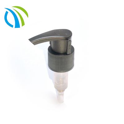 24 415 Spring 2ml Skin Care 24mm Plastic Lotion Pump Ribbed Black