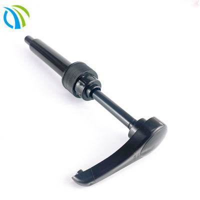 24mm 24 415 Glass Syrup Pump Dispenser 4cc Black Ribbed Closure