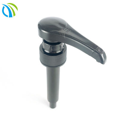 24mm 24 415 Glass Syrup Pump Dispenser 4cc Black Ribbed Closure