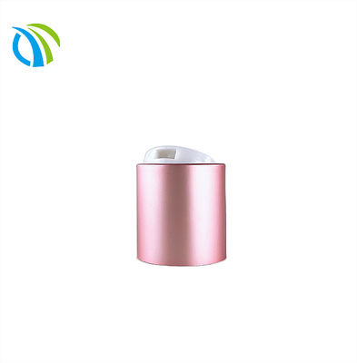 Rose Gold Bottle Disk Top Cap 1oz Bottle 24mm Aluminum 0.12cc
