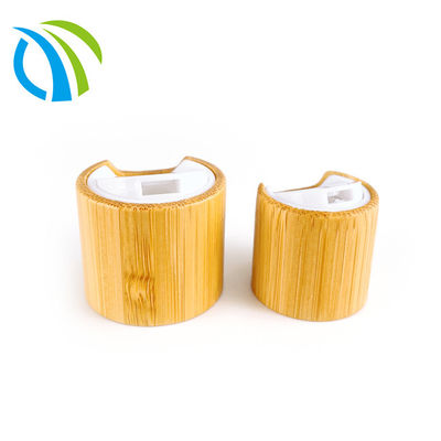 24mm UV Disc Top Caps  0.3ml Soap 24 410 Flip Top Cap Wooden Odm