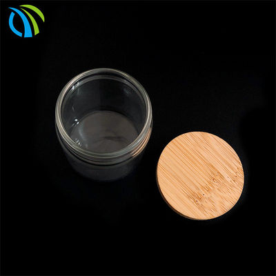 650ml 4 Oz Airtight Glass Jar Storage Canisters ODM 650ml Bamboo Lid
