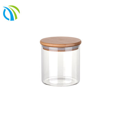 10oz 15 Gram Glass Pantry Jars Airtight Lid Vacuum Seal Containers SGS