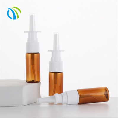 0.12ml/T 35ml Nozzle Nasal Spray Pumps Amber Saline Pump Spray 10/410