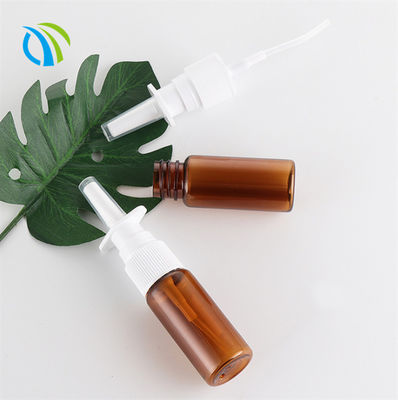 0.12ml/T 35ml Nozzle Nasal Spray Pumps Amber Saline Pump Spray 10/410