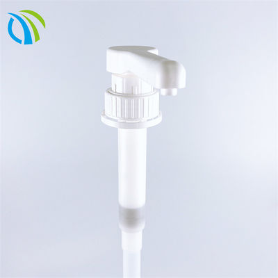 43mm Food Chocolate Syrup Pump Dispenser 43/410 White PP Tube 5cc