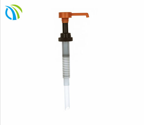 15ml Bottle Syrup Pump Food Grade 28mm 28 410 Pump Brown Head ODM