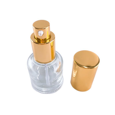 Gold Silver Aluminum 18/410 Airless Makeup Pump