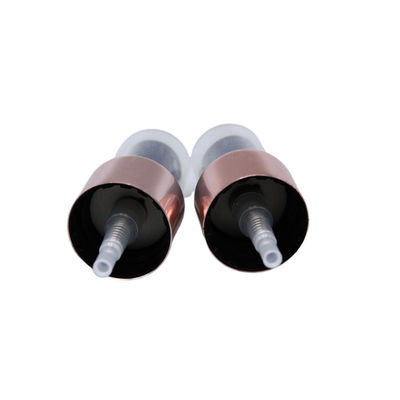 Aluminum Smooth Pump 18mm Fine Mist Sprayers With Color Half Cap