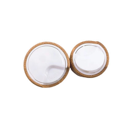 0.16cc 20mm Bamboo Disc Top Cap Closures For Personal Care