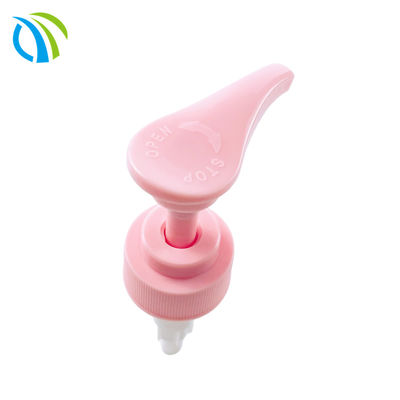 32/410 Reuseable Pink Lotion Pump Double-Deck For Shampoo