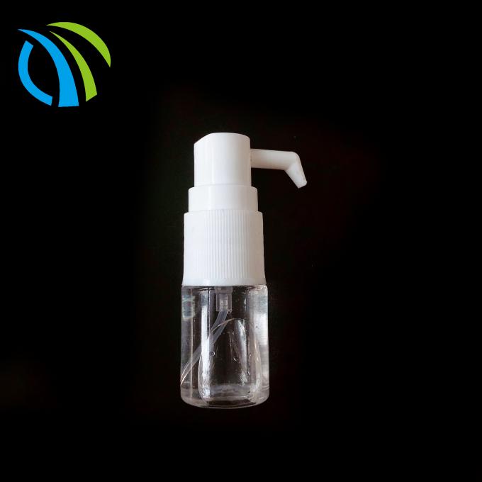 Спрейер мини 18mm белого ребристого винта медицинский носовой для бутылки ясности 15ml