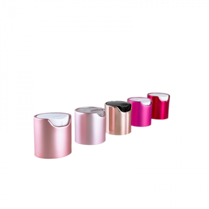 крышки сальто розового алюминиевого диска 24mm верхние для пластиковой бутылки